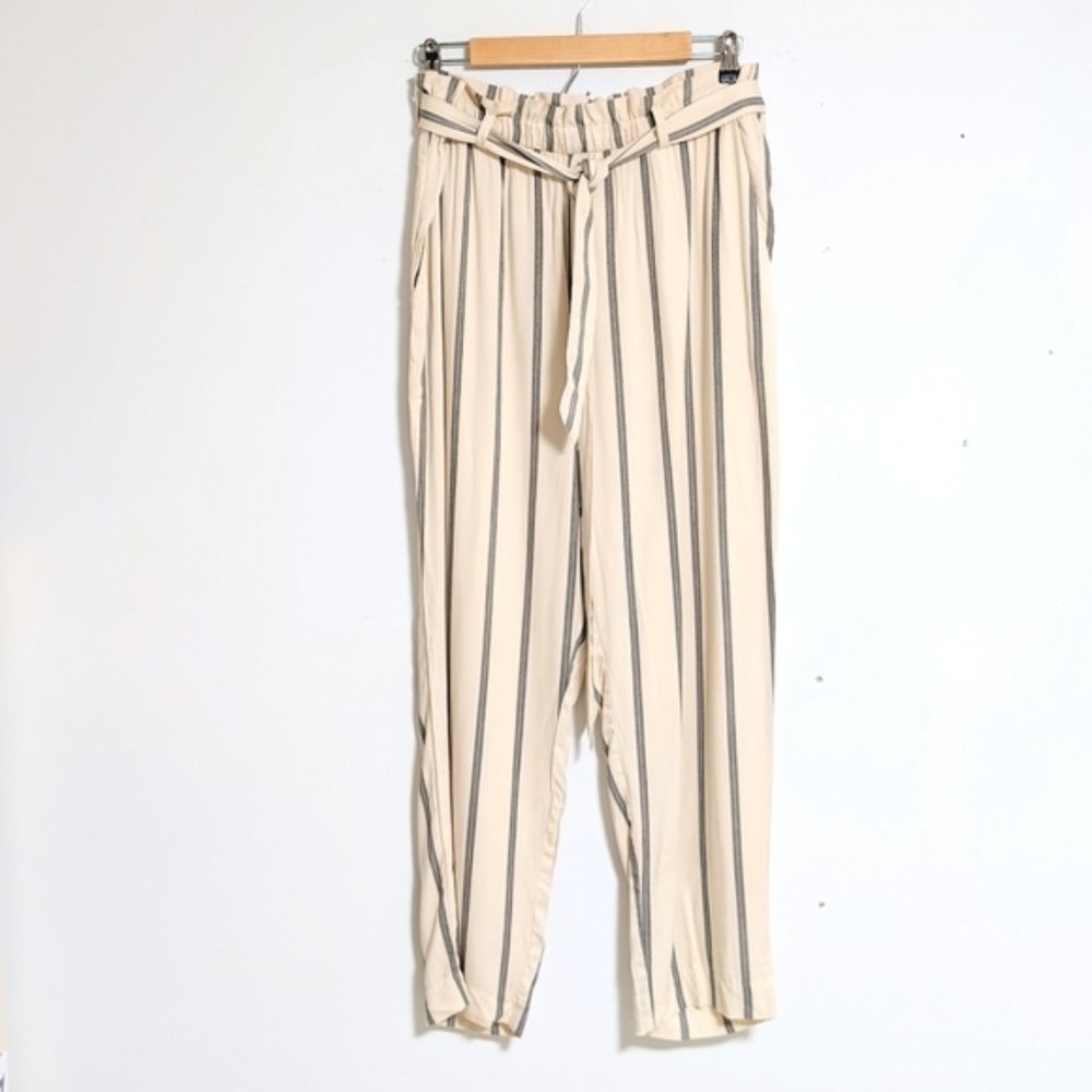 H&M Paper Bag Style Linen Pants